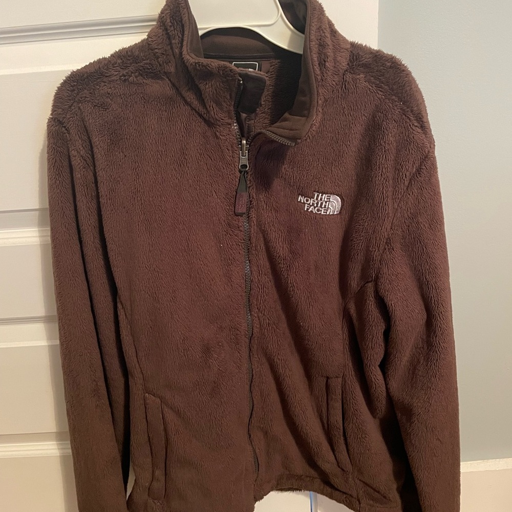 North face zipper- osito jacket womens LG coat